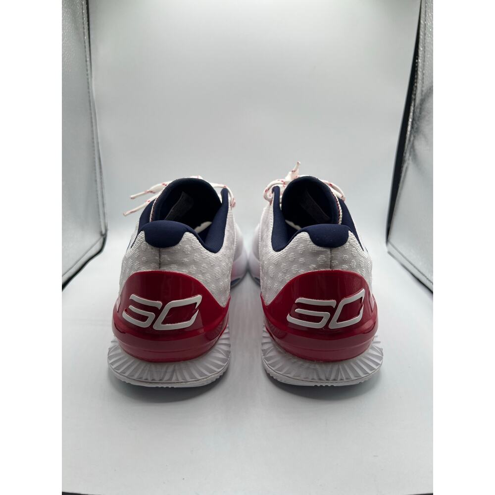 Under Armour Stephen Curry 1 Low Basketball USA “Red White” size 11.5 men’s - Picture 4 of 6